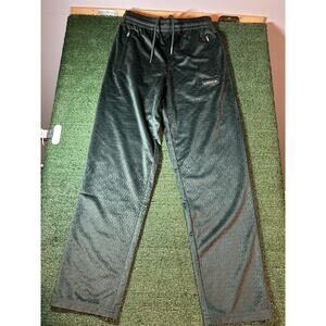 MEN'S ADIDAS MONOGRAM VELOUR TREFOIL TRACK PANTS Small